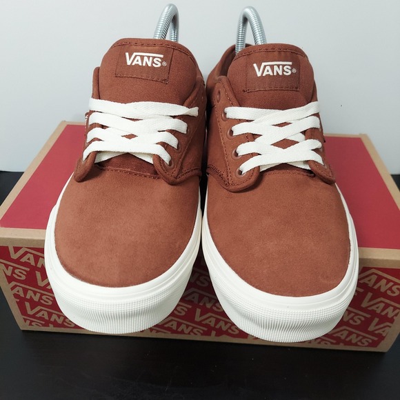 Vans Atwood Shoes Mens Size 10 Brown Suede Lace Up Casual Skate Low Top Comfort main image 5